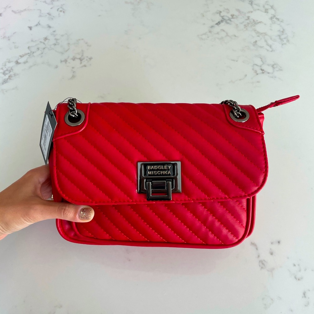 Badgley Mischka Bag Red